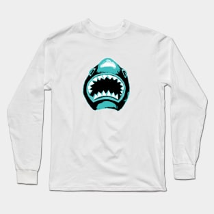 Watercolor Skark Illustration Long Sleeve T-Shirt